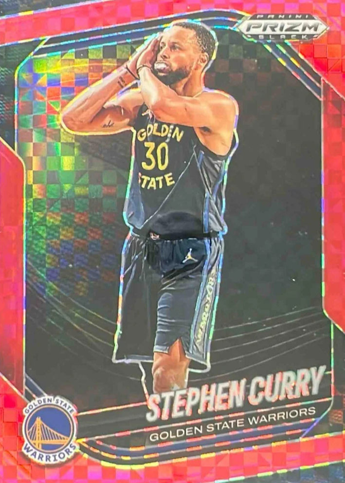 Stephen Curry 2024 Prizm Black #7 Red Power /75 Price Guide