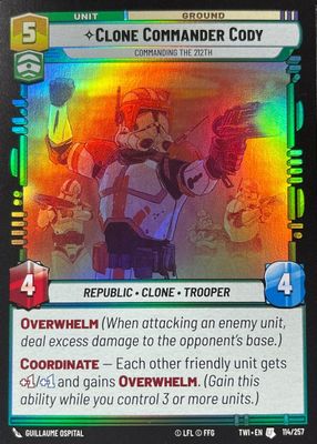 2024 Twilight of the Republic #114 Foil