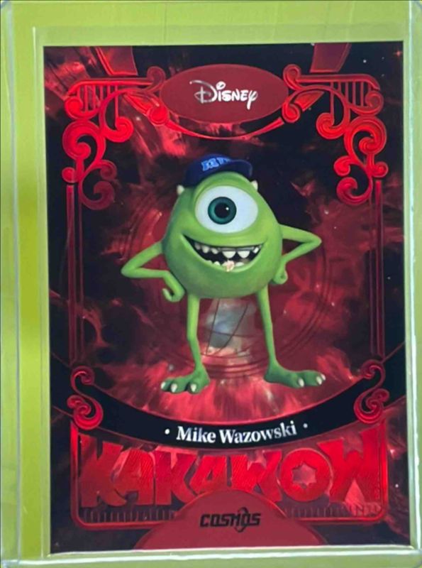 Mike Wazowski 2025 Kakawow Cosmos #CDT-L-37 Global Legacy Series - COSMOS Red /75 RAW