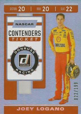 2020 Donruss NASCAR #C3 Contenders Ticket Holographic /199