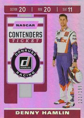 2020 Donruss NASCAR #C7 Contenders Ticket Holographic /199
