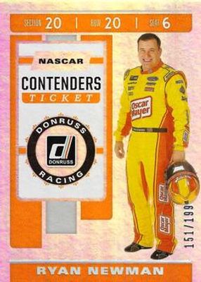 2020 Donruss NASCAR #C13 Contenders Ticket Holographic /199
