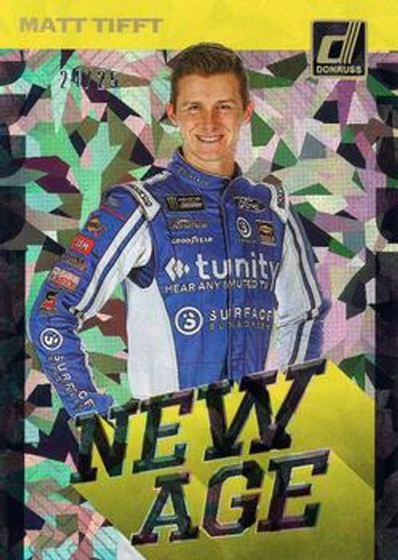 2020 Donruss NASCAR #NA6 New Age Cracked Ice /25