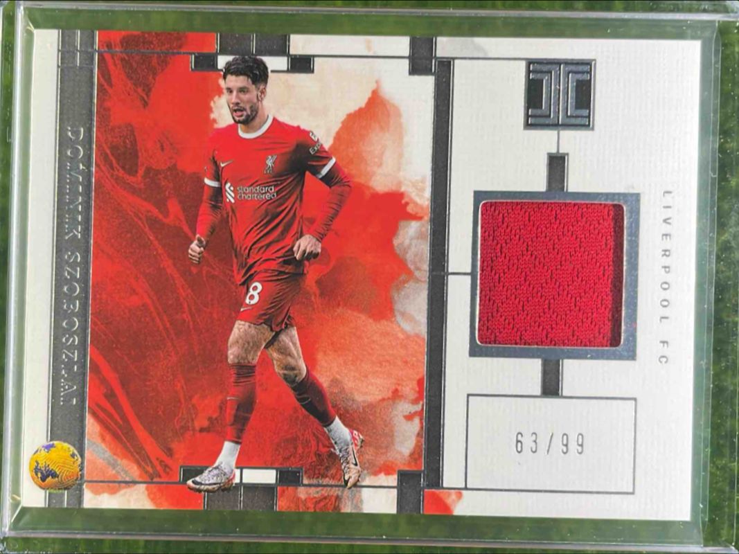Dominik Szoboszlai 2023 Impeccable Premier League #IM-DS Impeccable Materials /99 RAW