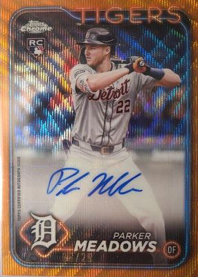 Parker Meadows 2024 Topps #516 Base Price Guide - Sports