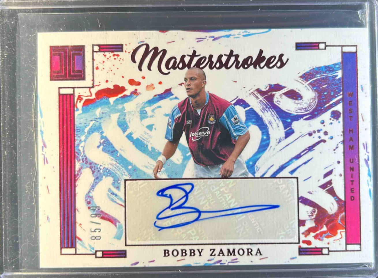 Bobby Zamora 2023 Impeccable Premier League #M-BZ Masterstrokes - Ruby ...