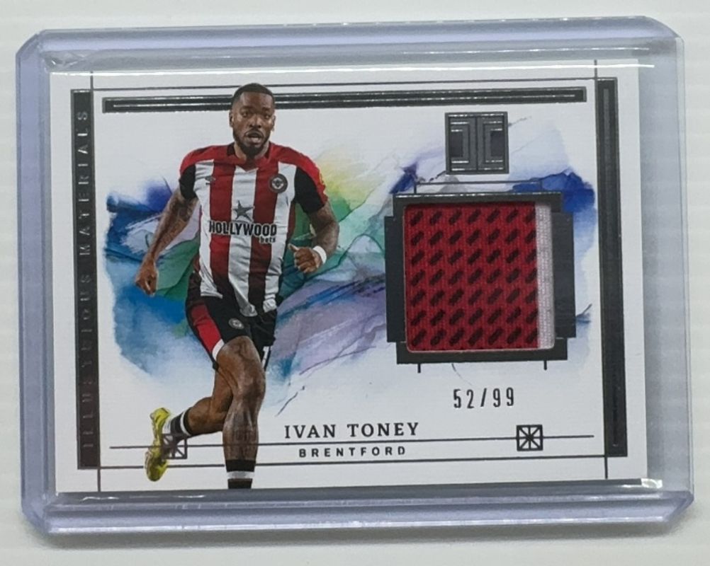 Ivan Toney 2023 Impeccable Premier League #IL-IT Illustrious Materials /99 RAW