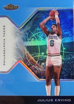 2004 Topps Finest #149 Blue Refractor /50