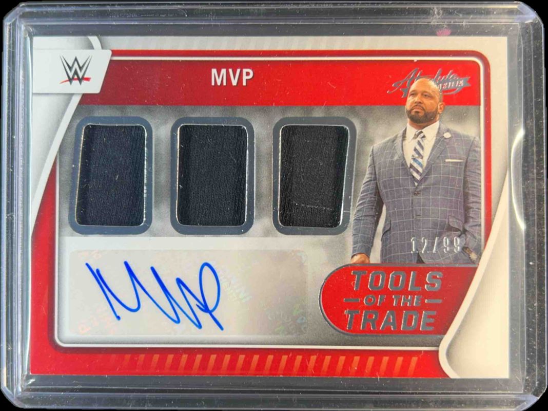 2022 Chronicles WWE #TT-MVP Tools of the Trade Signatures /99