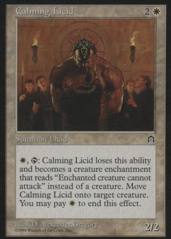 Calming Licid 1998 Stronghold Base PSA 10