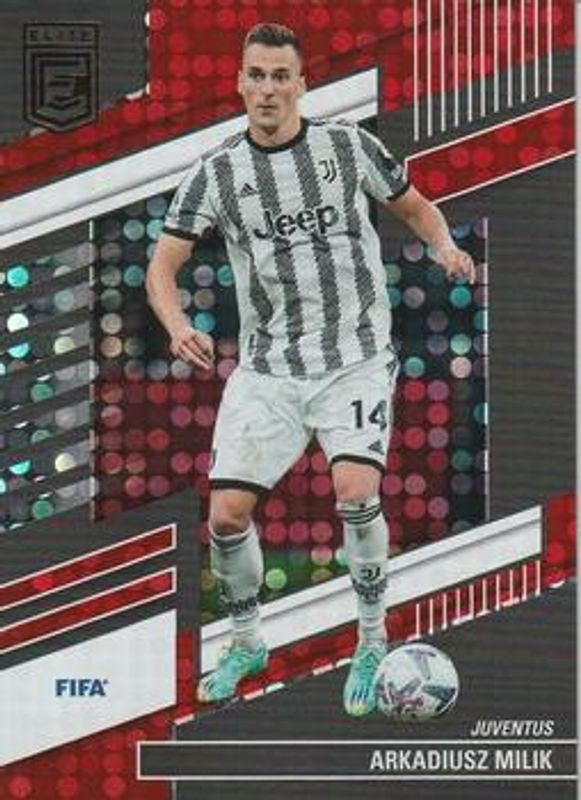 Arkadiusz Milik 2022 Donruss Elite FIFA #115 Disco Red RAW