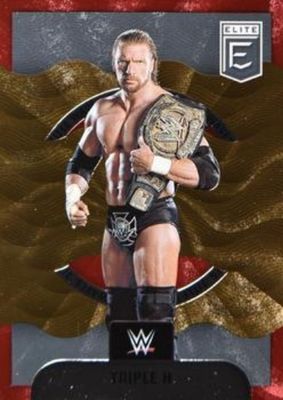 2023 Elite WWE #3 Title Waves - Red /99