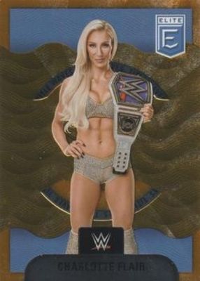 2023 Elite WWE #2 Title Waves - Orange /49