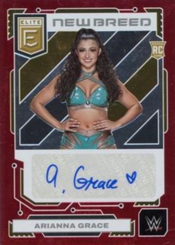 2023 Elite WWE #NB-AGR New Breed Autographs - Red /49