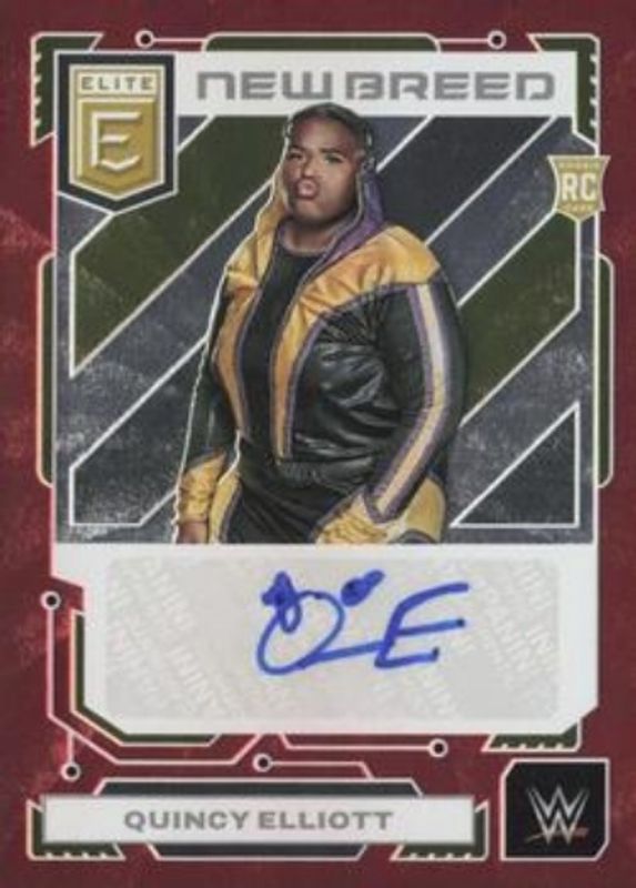 2023 Elite WWE #NB-QEL New Breed Autographs - Red /49