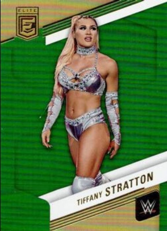 Tiffany Stratton 2023 Elite WWE #99 Green RAW