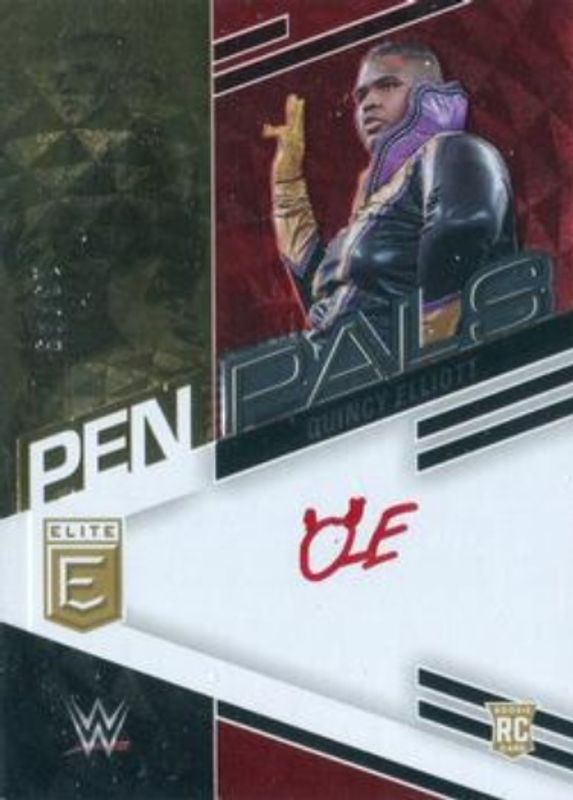 2023 Elite WWE #PL-QEL Pen Pals - Red /49