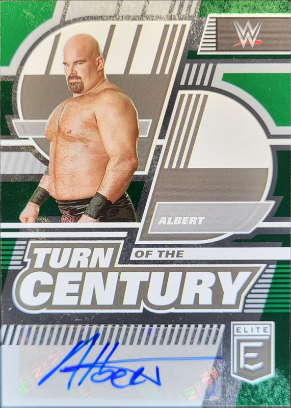 2023 Elite WWE #TC-ALB Turn of the Century Signatures - Green