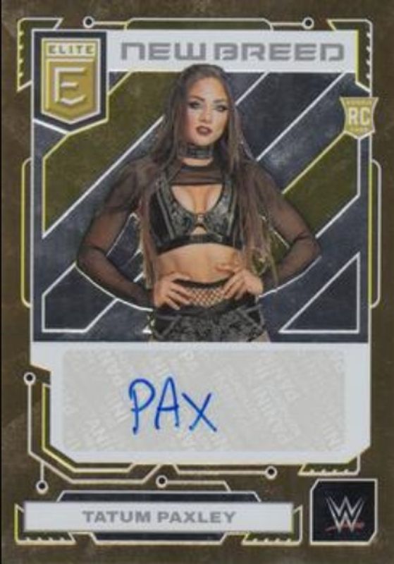 2023 Elite WWE #NB-TPX New Breed Autographs - Gold /10