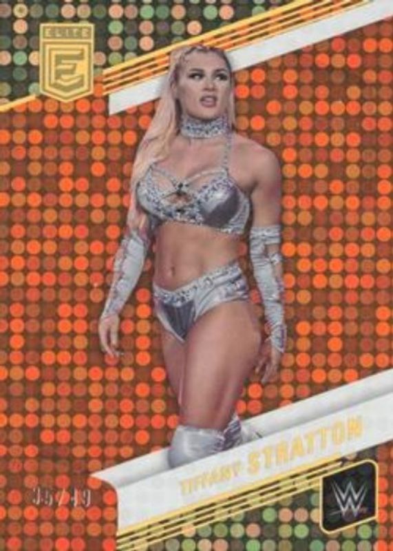 Tiffany Stratton 2023 Elite WWE #99 Orange /49 RAW