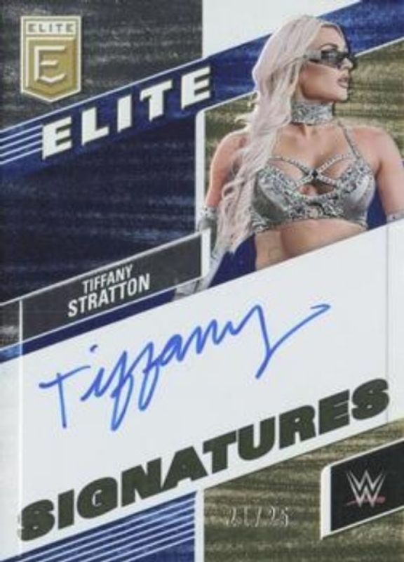 Tiffany Stratton 2023 Elite WWE #ES-TST Elite Signatures - Blue /25 RAW