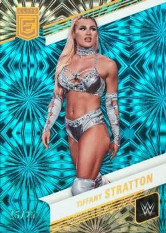 Tiffany Stratton 2023 Elite WWE #99 Teal /25 RAW