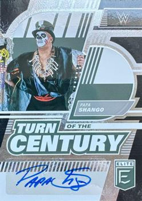 Papa Shango 2023 Elite WWE #TC-PSH Turn of the Century Signatures - Black /1 RAW