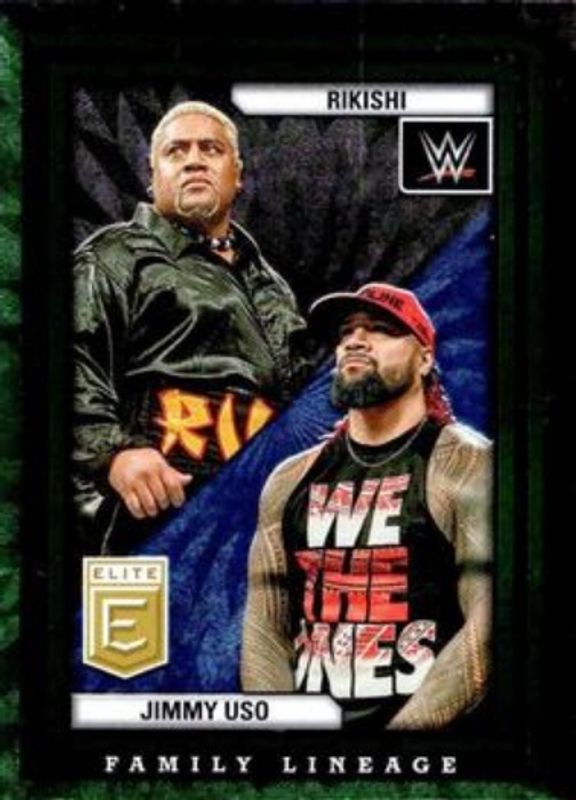 Jimmy Uso 2023 Elite WWE #1 Family Lineage - Green RAW