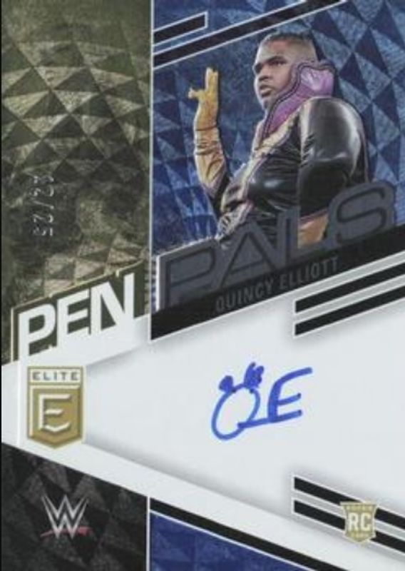 2023 Elite WWE #PL-QEL Pen Pals - Blue /25