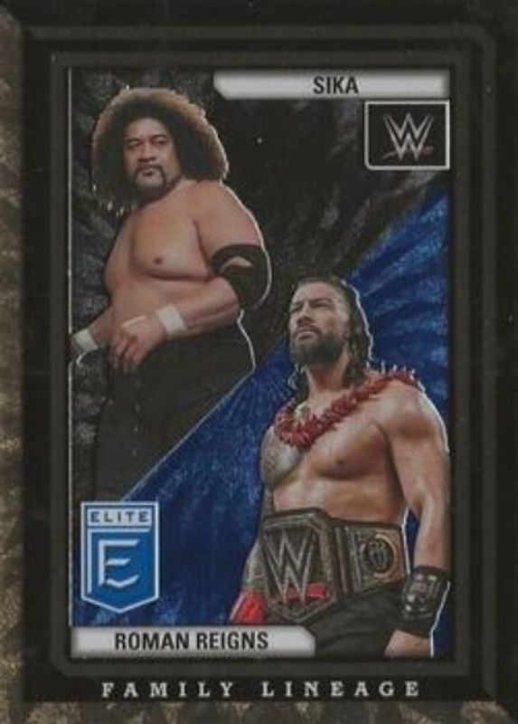 Roman Reigns 2023 Elite WWE #3 Family Lineage - Gold /10 RAW
