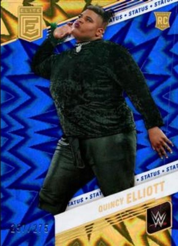 Quincy Elliott 2023 Elite WWE #3 Status Explosion /275 Rookie RAW