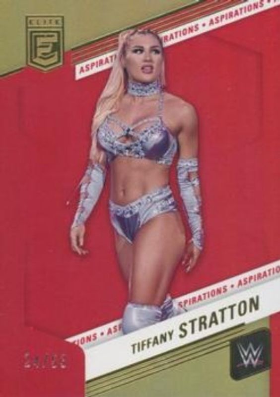 Tiffany Stratton 2023 Elite WWE #99 Aspirations /53 RAW