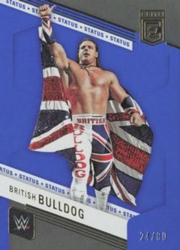 British Bulldog 2023 Elite WWE #138 Status /80 RAW