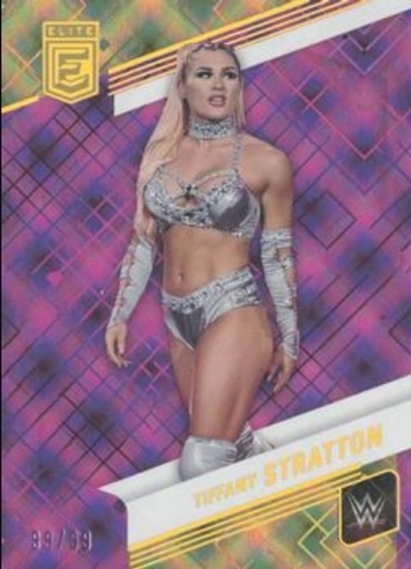 Tiffany Stratton 2023 Elite WWE #99 Purple /99 RAW