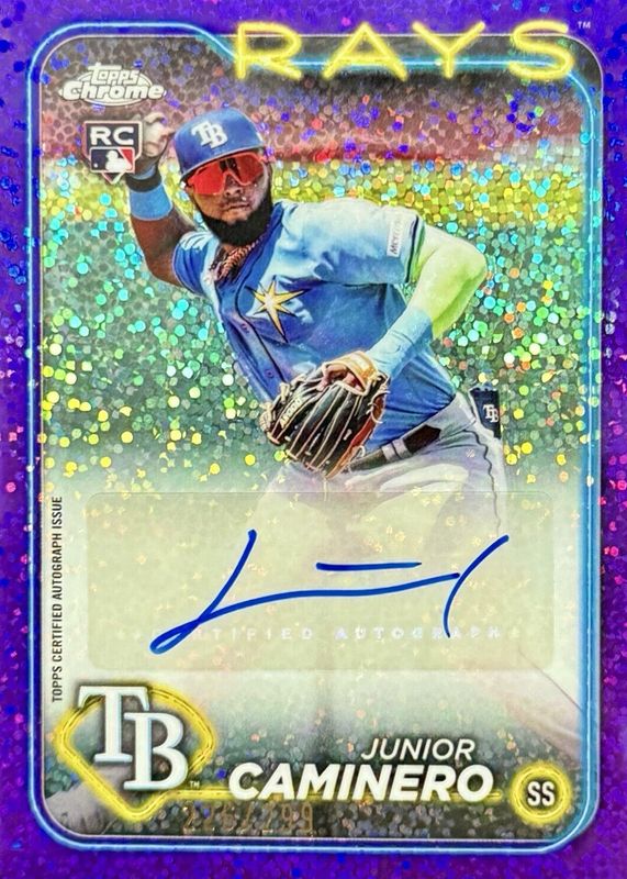 2024 Topps Chrome Update #AC-JCA Autographs - Purple Speckle Refractor /299