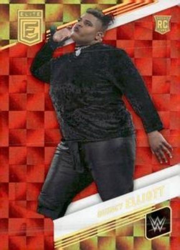 Quincy Elliott 2023 Elite WWE #3 Red Rookie RAW