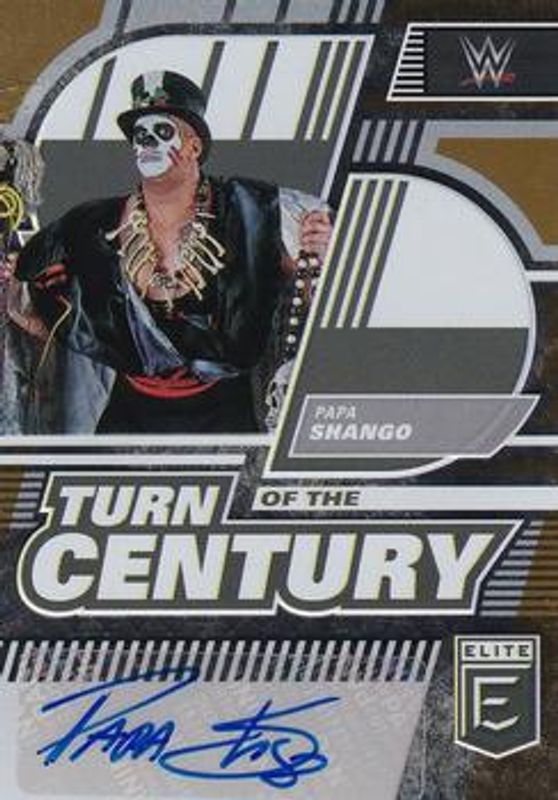 Papa Shango 2023 Elite WWE #TC-PSH Turn of the Century Signatures - Gold /10 RAW