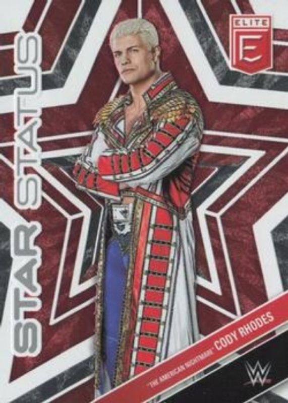 Cody Rhodes 2023 Elite WWE #15 Star Status - Red /99 Price Guide ...