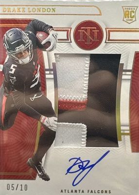2022 National Treasures #166 Rookie Patch Auto - Holo Gold /10