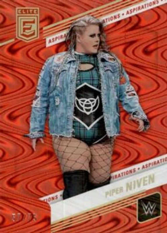 2023 Elite WWE #9 Aspirations Swirl /75