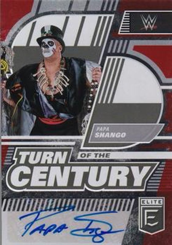 Papa Shango 2023 Elite WWE #TC-PSH Turn of the Century Signatures - Red /49 RAW