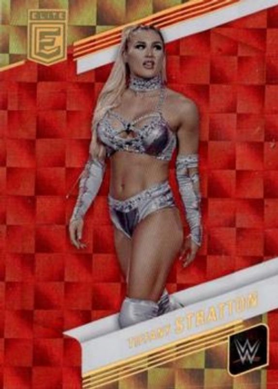 Tiffany Stratton 2023 Elite WWE #99 Red RAW