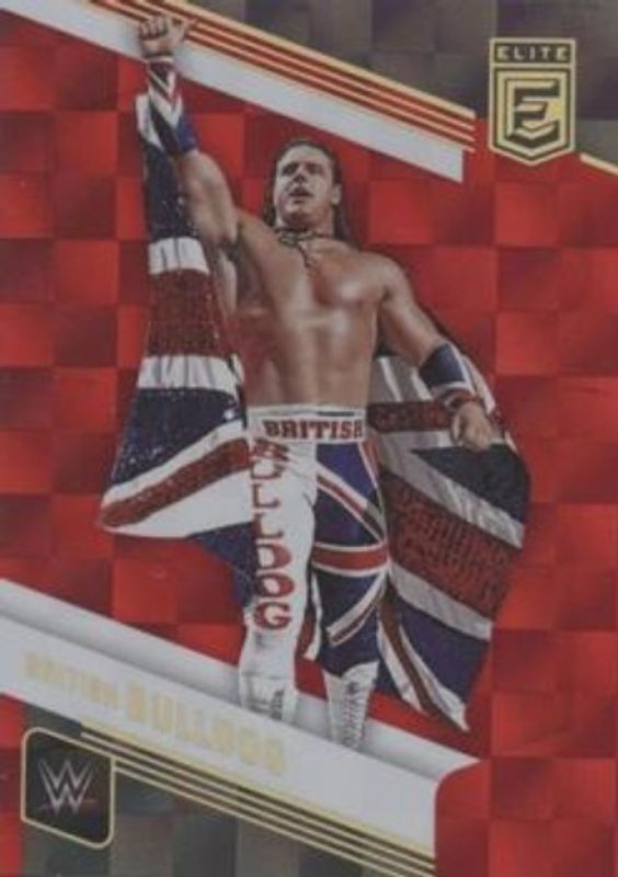 British Bulldog 2023 Elite WWE #138 Red RAW