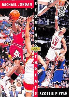 1992 Upper Deck #62 Scoring Threats (w/S. Pippen)