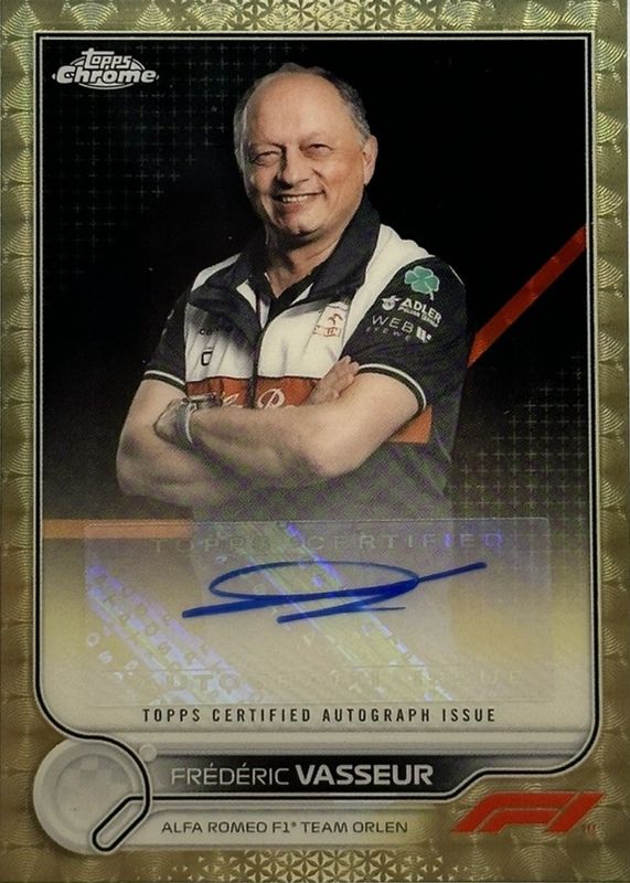 2022 Topps Chrome Formula 1 #CAC-FV2 Autographs - Superfractor /1