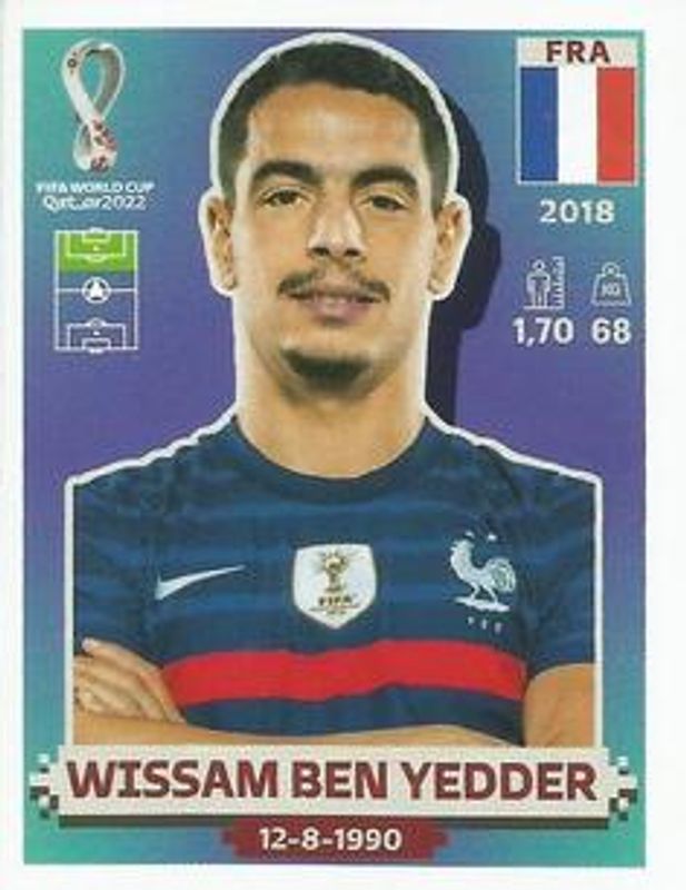 2022 Panini World Cup Stickers #FRA15 Base