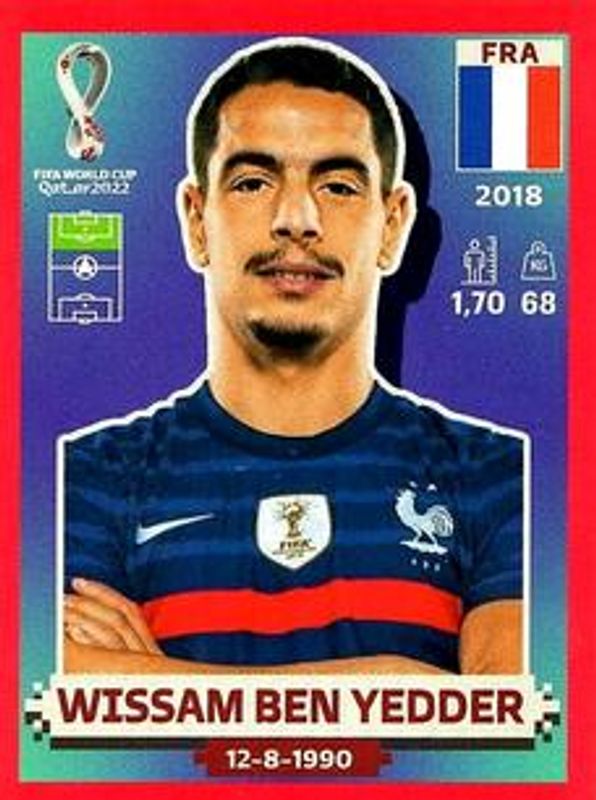 2022 Panini World Cup Stickers #FRA15 Red (1:26)