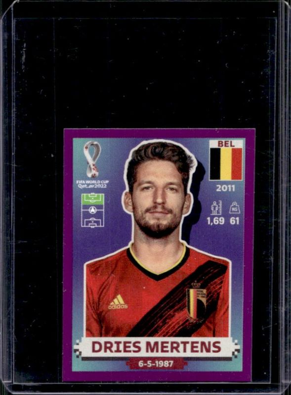 2022 Panini World Cup Stickers #BEL20 Purple (1:205)