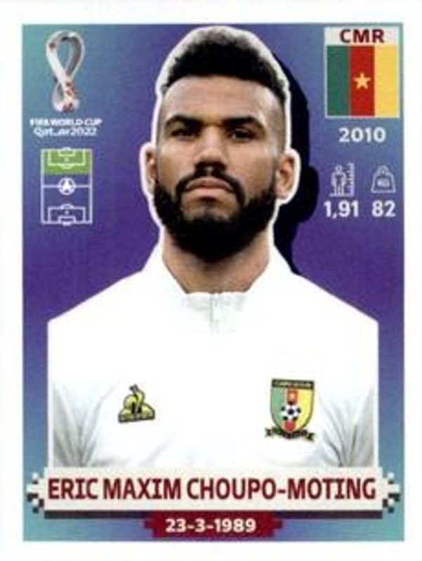 2022 Panini World Cup Stickers #CMR18 Base