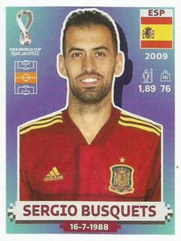 2022 Panini World Cup Stickers #ESP15 Base